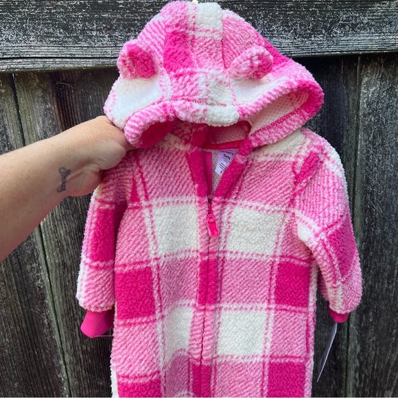 NWT Carters Fleece Zipper Hoodie - Picture 2 of 9